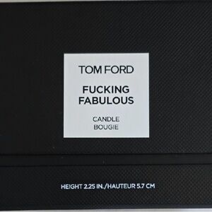 Tom Ford F******G Fabulous Candle Bougie - Brand New In Box